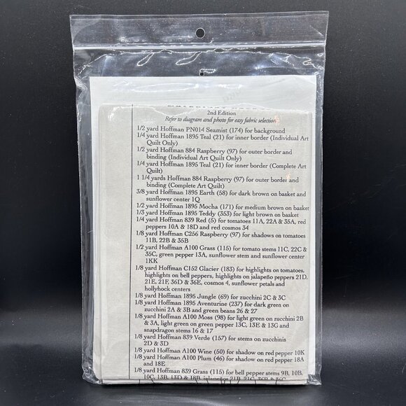 McKenna Ryan In Full Bloom “Basket Case” Block 8 Applique Quilt Sewing Pattern - Picture 2 of 5